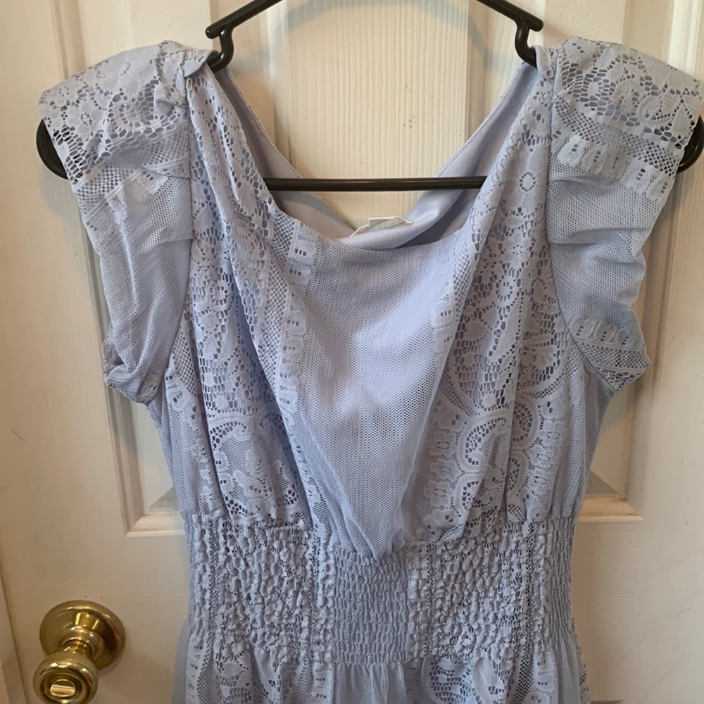Blue dress